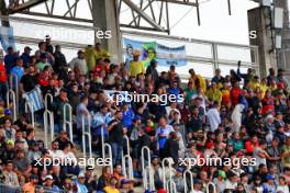 Circuit atmosphere - fans in the grandstand. 02.11.2024. Formula 1 World Championship, Rd 21, Brazilian Grand Prix, Sao Paulo, Brazil, Sprint and Qualifying Day.