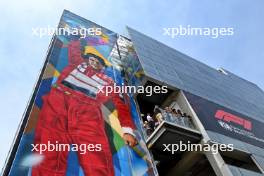 Circuit atmosphere - Ayrton Senna mural. 02.11.2024. Formula 1 World Championship, Rd 21, Brazilian Grand Prix, Sao Paulo, Brazil, Sprint and Qualifying Day.