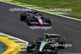 Lewis Hamilton (GBR) Mercedes AMG F1 W15. 02.11.2024. Formula 1 World Championship, Rd 21, Brazilian Grand Prix, Sao Paulo, Brazil, Sprint and Qualifying Day.