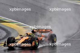 Lando Norris (GBR) McLaren MCL38. 03.11.2024. Formula 1 World Championship, Rd 21, Brazilian Grand Prix, Sao Paulo, Brazil, Race Day.