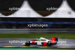 Lewis Hamilton drives Ayrton Senna's 1990 title winning car 03.11.2024. Formula 1 World Championship, Rd 21, Brazilian Grand Prix, Sao Paulo, Brazil, Race Day.