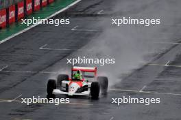 Lewis Hamilton (GBR) Mercedes AMG F1 in the McLaren MP4/5B - demonstration run. 03.11.2024. Formula 1 World Championship, Rd 21, Brazilian Grand Prix, Sao Paulo, Brazil, Race Day.