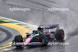 Esteban Ocon (FRA) Alpine F1 Team A524. 03.11.2024. Formula 1 World Championship, Rd 21, Brazilian Grand Prix, Sao Paulo, Brazil, Race Day.