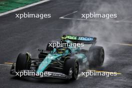 Fernando Alonso (ESP) Aston Martin F1 Team AMR24. 03.11.2024. Formula 1 World Championship, Rd 21, Brazilian Grand Prix, Sao Paulo, Brazil, Race Day.