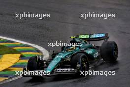 Fernando Alonso (ESP) Aston Martin F1 Team AMR24. 03.11.2024. Formula 1 World Championship, Rd 21, Brazilian Grand Prix, Sao Paulo, Brazil, Race Day.