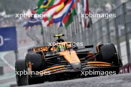 Lando Norris (GBR) McLaren MCL38. 03.11.2024. Formula 1 World Championship, Rd 21, Brazilian Grand Prix, Sao Paulo, Brazil, Race Day.