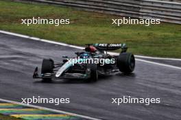 George Russell (GBR) Mercedes AMG F1 W15 recovers from a spin during qualifying. 03.11.2024. Formula 1 World Championship, Rd 21, Brazilian Grand Prix, Sao Paulo, Brazil, Race Day.