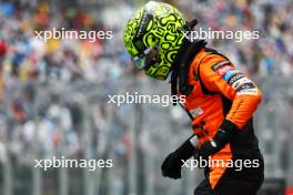 Pole sitter Lando Norris (GBR) McLaren in qualifying parc ferme. 03.11.2024. Formula 1 World Championship, Rd 21, Brazilian Grand Prix, Sao Paulo, Brazil, Race Day.