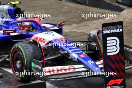 Third placed Yuki Tsunoda (JPN) RB VCARB 01 in qualifying parc ferme. 03.11.2024. Formula 1 World Championship, Rd 21, Brazilian Grand Prix, Sao Paulo, Brazil, Race Day.