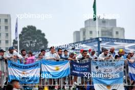 Circuit atmosphere - Franco Colapinto (ARG) Williams Racing fans. 03.11.2024. Formula 1 World Championship, Rd 21, Brazilian Grand Prix, Sao Paulo, Brazil, Race Day.