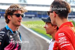 (L to R): Jack Doohan (AUS) Alpine F1 Team Reserve Driver with Andrea Kimi Antonelli (ITA) Mercedes AMG F1 Junior Driver and Oliver Bearman (GBR) Ferrari Reserve Driver. 31.10.2024. Formula 1 World Championship, Rd 21, Brazilian Grand Prix, Sao Paulo, Brazil, Preparation Day.