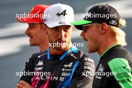 Pierre Gasly (FRA) Alpine F1 Team with Valtteri Bottas (FIN) Sauber. 31.10.2024. Formula 1 World Championship, Rd 21, Brazilian Grand Prix, Sao Paulo, Brazil, Preparation Day.