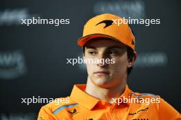 Oscar Piastri (AUS) McLaren in the FIA Press Conference. 31.10.2024. Formula 1 World Championship, Rd 21, Brazilian Grand Prix, Sao Paulo, Brazil, Preparation Day.