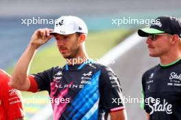 Pierre Gasly (FRA) Alpine F1 Team and Valtteri Bottas (FIN) Sauber. 31.10.2024. Formula 1 World Championship, Rd 21, Brazilian Grand Prix, Sao Paulo, Brazil, Preparation Day.