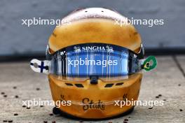 The helmet of Valtteri Bottas (FIN) Sauber. 31.10.2024. Formula 1 World Championship, Rd 21, Brazilian Grand Prix, Sao Paulo, Brazil, Preparation Day.