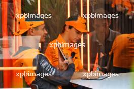 (L to R): Lando Norris (GBR) McLaren and Oscar Piastri (AUS) McLaren. 31.10.2024. Formula 1 World Championship, Rd 21, Brazilian Grand Prix, Sao Paulo, Brazil, Preparation Day.