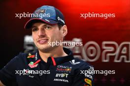 Max Verstappen (NLD) Red Bull Racing in the FIA Press Conference. 31.10.2024. Formula 1 World Championship, Rd 21, Brazilian Grand Prix, Sao Paulo, Brazil, Preparation Day.