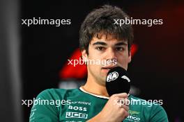 Lance Stroll (CDN) Aston Martin F1 Team in the FIA Press Conference. 31.10.2024. Formula 1 World Championship, Rd 21, Brazilian Grand Prix, Sao Paulo, Brazil, Preparation Day.