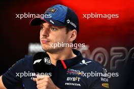 Max Verstappen (NLD) Red Bull Racing in the FIA Press Conference. 31.10.2024. Formula 1 World Championship, Rd 21, Brazilian Grand Prix, Sao Paulo, Brazil, Preparation Day.