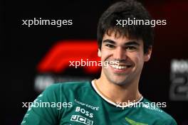 Lance Stroll (CDN) Aston Martin F1 Team in the FIA Press Conference. 31.10.2024. Formula 1 World Championship, Rd 21, Brazilian Grand Prix, Sao Paulo, Brazil, Preparation Day.