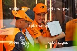 (L to R): Lando Norris (GBR) McLaren and Oscar Piastri (AUS) McLaren. 31.10.2024. Formula 1 World Championship, Rd 21, Brazilian Grand Prix, Sao Paulo, Brazil, Preparation Day.