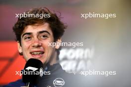 Franco Colapinto (ARG) Williams Racing in the FIA Press Conference. 31.10.2024. Formula 1 World Championship, Rd 21, Brazilian Grand Prix, Sao Paulo, Brazil, Preparation Day.