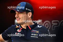 Max Verstappen (NLD) Red Bull Racing in the FIA Press Conference. 31.10.2024. Formula 1 World Championship, Rd 21, Brazilian Grand Prix, Sao Paulo, Brazil, Preparation Day.