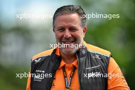 Zak Brown (USA) McLaren Executive Director. 07.06.2024. Formula 1 World Championship, Rd 9, Canadian Grand Prix, Montreal, Canada, Practice Day.