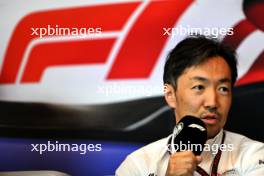 Ayao Komatsu (JPN) Haas F1 Team Principal in the FIA Press Conference. 07.06.2024. Formula 1 World Championship, Rd 9, Canadian Grand Prix, Montreal, Canada, Practice Day.