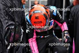 Esteban Ocon (FRA) Alpine F1 Team A524 on the grid. 09.06.2024. Formula 1 World Championship, Rd 9, Canadian Grand Prix, Montreal, Canada, Race Day.
