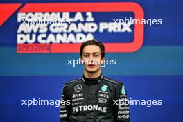 Third placed George Russell (GBR) Mercedes AMG F1 on the podium. 09.06.2024. Formula 1 World Championship, Rd 9, Canadian Grand Prix, Montreal, Canada, Race Day.