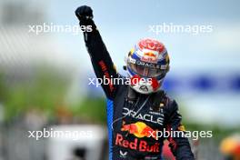 Race winner Max Verstappen (NLD) Red Bull Racing celebrates in parc ferme. 09.06.2024. Formula 1 World Championship, Rd 9, Canadian Grand Prix, Montreal, Canada, Race Day.