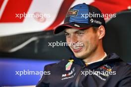 Max Verstappen (NLD) Red Bull Racing in the post race FIA Press Conference. 09.06.2024. Formula 1 World Championship, Rd 9, Canadian Grand Prix, Montreal, Canada, Race Day.