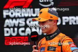Second placed Lando Norris (GBR) McLaren in parc ferme. 09.06.2024. Formula 1 World Championship, Rd 9, Canadian Grand Prix, Montreal, Canada, Race Day.