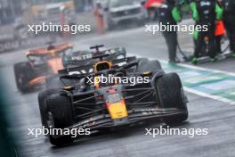 Max Verstappen (NLD) Red Bull Racing RB20 leaves the pits. 09.06.2024. Formula 1 World Championship, Rd 9, Canadian Grand Prix, Montreal, Canada, Race Day.