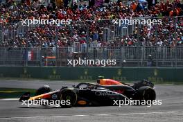 Sergio Perez (MEX) Red Bull Racing RB20 with a broken rear wing. 09.06.2024. Formula 1 World Championship, Rd 9, Canadian Grand Prix, Montreal, Canada, Race Day.