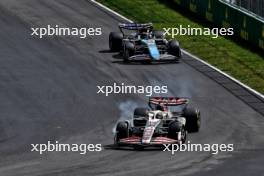 Kevin Magnussen (DEN) Haas VF-24 locks up under braking. 09.06.2024. Formula 1 World Championship, Rd 9, Canadian Grand Prix, Montreal, Canada, Race Day.