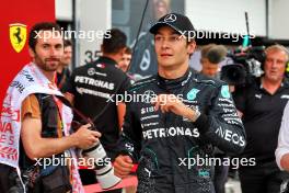 Pole sitter George Russell (GBR) Mercedes AMG F1 in qualifying parc ferme. 08.06.2024. Formula 1 World Championship, Rd 9, Canadian Grand Prix, Montreal, Canada, Qualifying Day.