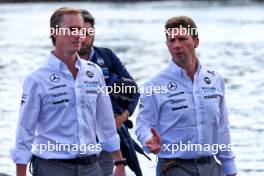 (L to R): James Matthews (GBR) Eden Rock Group CEO - Williams Racing Board Member with James Vowles (GBR) Williams Racing Team Principal. 08.06.2024. Formula 1 World Championship, Rd 9, Canadian Grand Prix, Montreal, Canada, Qualifying Day.