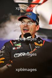 Max Verstappen (NLD) Red Bull Racing in the FIA Press Conference. 08.06.2024. Formula 1 World Championship, Rd 9, Canadian Grand Prix, Montreal, Canada, Qualifying Day.