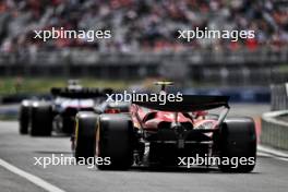 Carlos Sainz Jr (ESP) Ferrari SF-24 in the pits. 08.06.2024. Formula 1 World Championship, Rd 9, Canadian Grand Prix, Montreal, Canada, Qualifying Day.