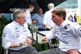 (L to R): Pat Fry (GBR) Williams Racing Chief Technical Officer with James Vowles (GBR) Williams Racing Team Principal. 08.06.2024. Formula 1 World Championship, Rd 9, Canadian Grand Prix, Montreal, Canada, Qualifying Day.