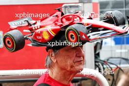 Circuit atmosphere - Ferrari fan. 06.06.2024. Formula 1 World Championship, Rd 9, Canadian Grand Prix, Montreal, Canada, Preparation Day.