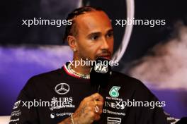 Lewis Hamilton (GBR) Mercedes AMG F1 in the FIA Press Conference. 06.06.2024. Formula 1 World Championship, Rd 9, Canadian Grand Prix, Montreal, Canada, Preparation Day.