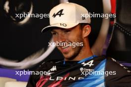 Pierre Gasly (FRA) Alpine F1 Team in the FIA Press Conference. 06.06.2024. Formula 1 World Championship, Rd 9, Canadian Grand Prix, Montreal, Canada, Preparation Day.