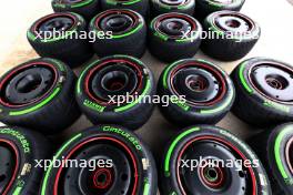 Pirelli intermediate tyres. 06.06.2024. Formula 1 World Championship, Rd 9, Canadian Grand Prix, Montreal, Canada, Preparation Day.