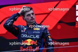 Race winner Max Verstappen (NLD) Red Bull Racing on the podium. 21.04.2024. Formula 1 World Championship, Rd 5, Chinese Grand Prix, Shanghai, China, Race Day.