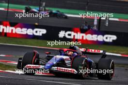 Yuki Tsunoda (JPN) RB VCARB 01. 21.04.2024. Formula 1 World Championship, Rd 5, Chinese Grand Prix, Shanghai, China, Race Day.