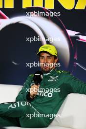 Fernando Alonso (ESP) Aston Martin F1 Team in the post qualifying FIA Press Conference. 20.04.2024. Formula 1 World Championship, Rd 5, Chinese Grand Prix, Shanghai, China, Sprint and Qualifying Day.