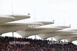 Circuit atmosphere - fans in the grandstand. 20.04.2024. Formula 1 World Championship, Rd 5, Chinese Grand Prix, Shanghai, China, Sprint and Qualifying Day.